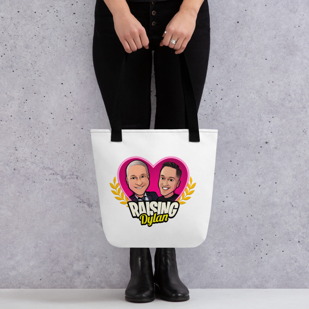 Tote bag Raising Dylan