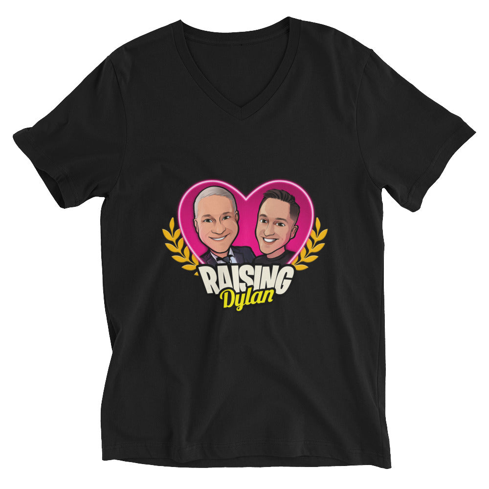 Team Dylan & Dave Unisex Short Sleeve V-Neck T-Shirt